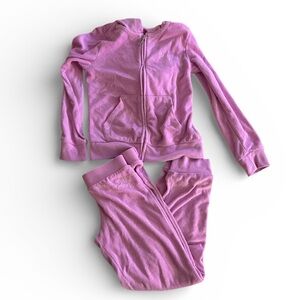 Juicy couture girls size 7 purple


Pink Velour Tracksuit Set